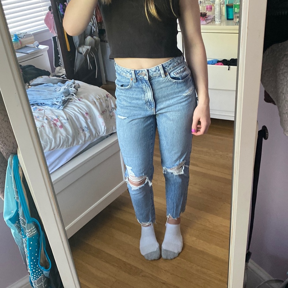 garage mom jeans size 1